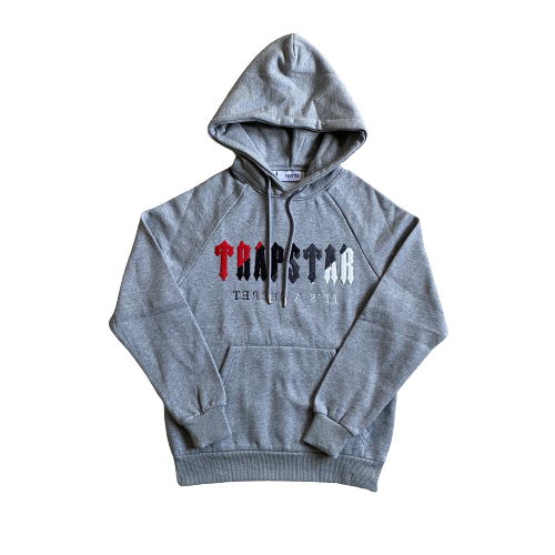 Trapstar Tracksuit Decoded Red/Grey