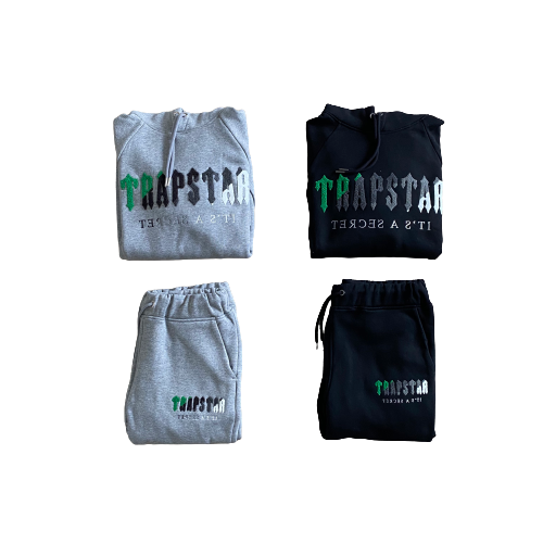 Trapstar Tracksuit Decoded Green/Grey