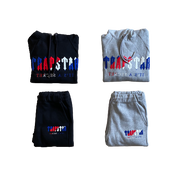 Trapstar Tracksuit Decoded Blue/Red